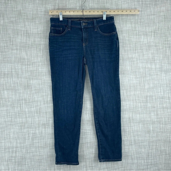 Chico's Girlfriend Slim Jeans Womens Size 4P blue 2802 - Picture 1 of 10